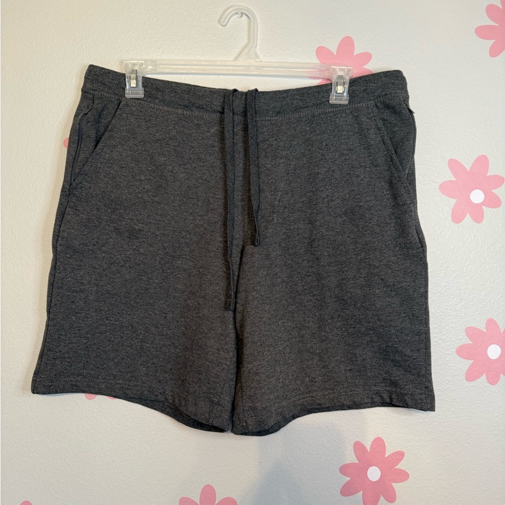 Eddie Bauer Men's Charcoal Gray Flat Front Shorts